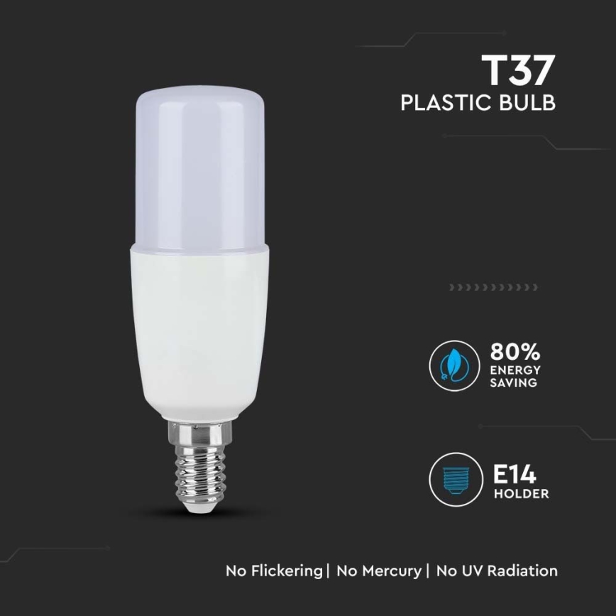 LED Sijalica T37 E14/9W/230V 2700K