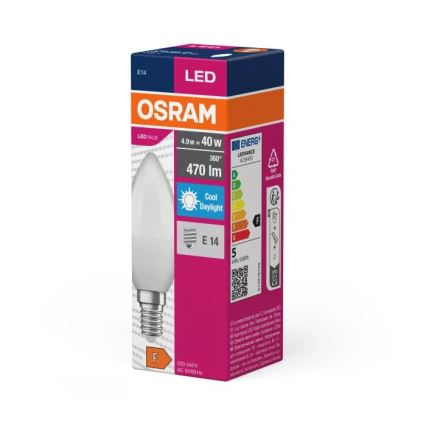 LED Sijalica VALUE B40 E14/4,9W/230V 6500K - Osram