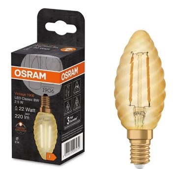 LED Sijalica VINTAGE E27/2,5W/230V 2400K - Osram