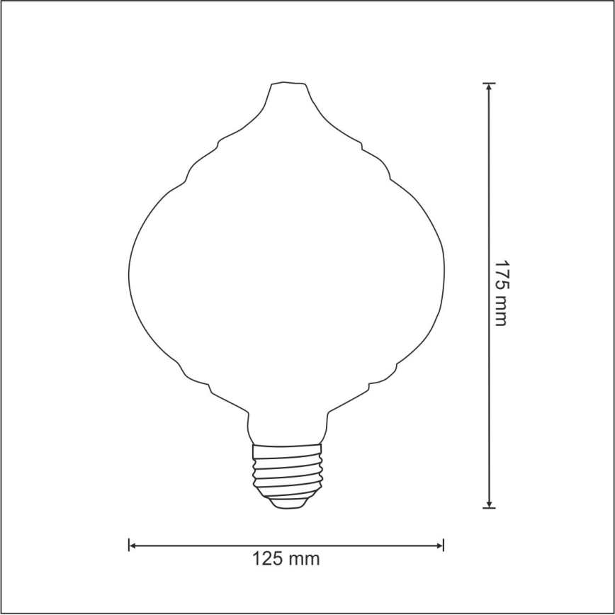 LED Sijalica VINTAGE E27/4W/230V 2700K