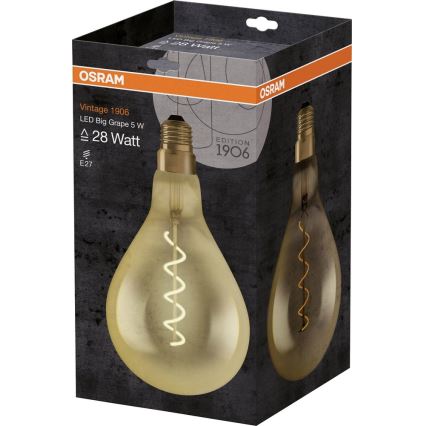 LED Sijalica VINTAGE E27/5W/230V - Osram