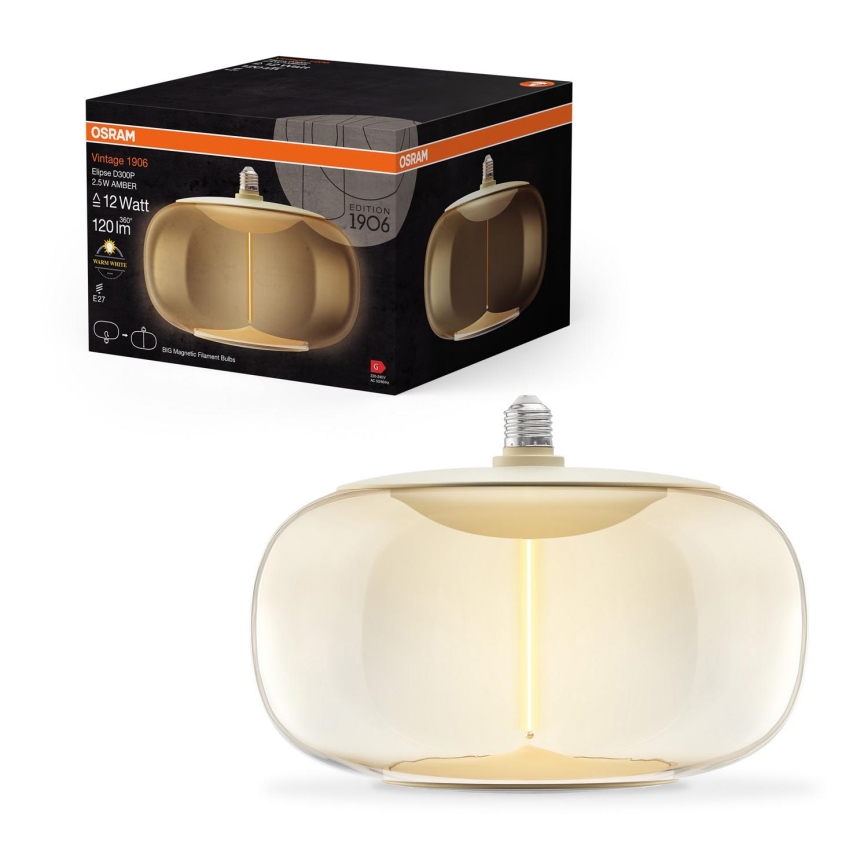 LED Sijalica VINTAGE FILAMENT E27/2,5W/230V 2700K - Osram