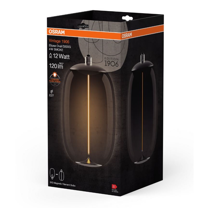LED Sijalica VINTAGE FILAMENT E27/4W/230V 2700K dimno - Osram
