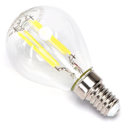 LED Sijalica VINTAGE G45 E14/6W/230V 6500K - Aigostar