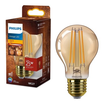 LED Sijalica VINTAGE Philips A60 E27/3,1W/230V 1800K