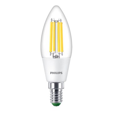 LED Sijalica VINTAGE Philips B35 E14/2,3W/230V 4000K