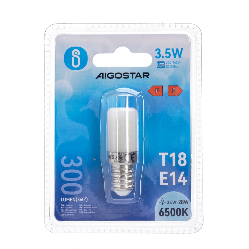 LED Sijalica za frižider T18 E14/3,5W/230V 6500K - Aigostar