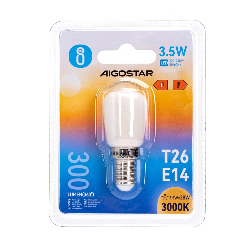 LED Sijalica za frižider T26 E14/3,5W/230V 3000K - Aigostar