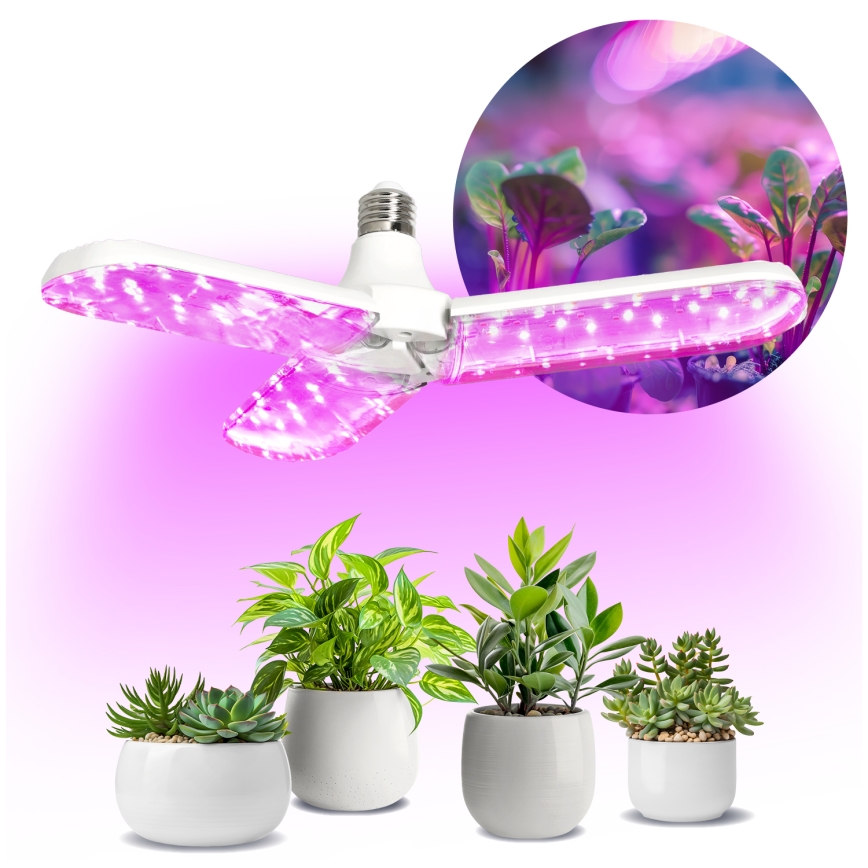 LED Sijalica za rast biljaka PLANTY E27/24W/230V 1200K