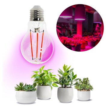 LED Sijalica za rast biljaka PLANTY E27/8W/230V 1200K