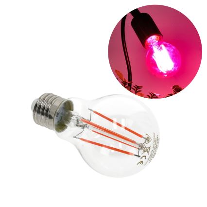 LED Sijalica za rast biljaka PLANTY E27/8W/230V 1200K