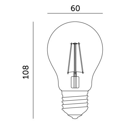 LED Sijalica za rast biljaka PLANTY E27/8W/230V 1200K
