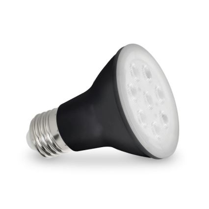 LED sijalica za uzgoj biljaka PLANTY E27/7W/230V 1200K crna