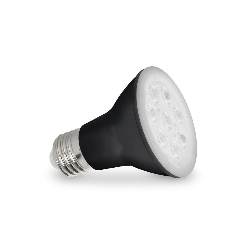 LED sijalica za uzgoj biljaka PLANTY E27/7W/230V 1200K crna