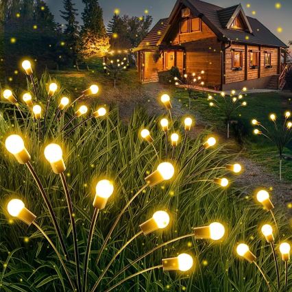 LED solarna dekorativna lampa 10xLED/1,2V 3000K 73 cm IP44