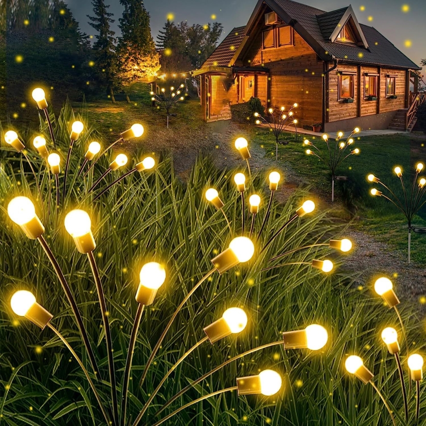 LED solarna dekorativna lampa 10xLED/1,2V 3000K 73 cm IP44