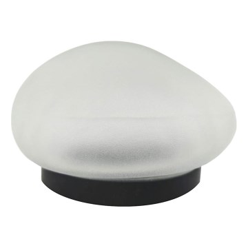 LED solarna lampa 2×LED, 1,2 V, 300 mAh, IP44, crna/bela