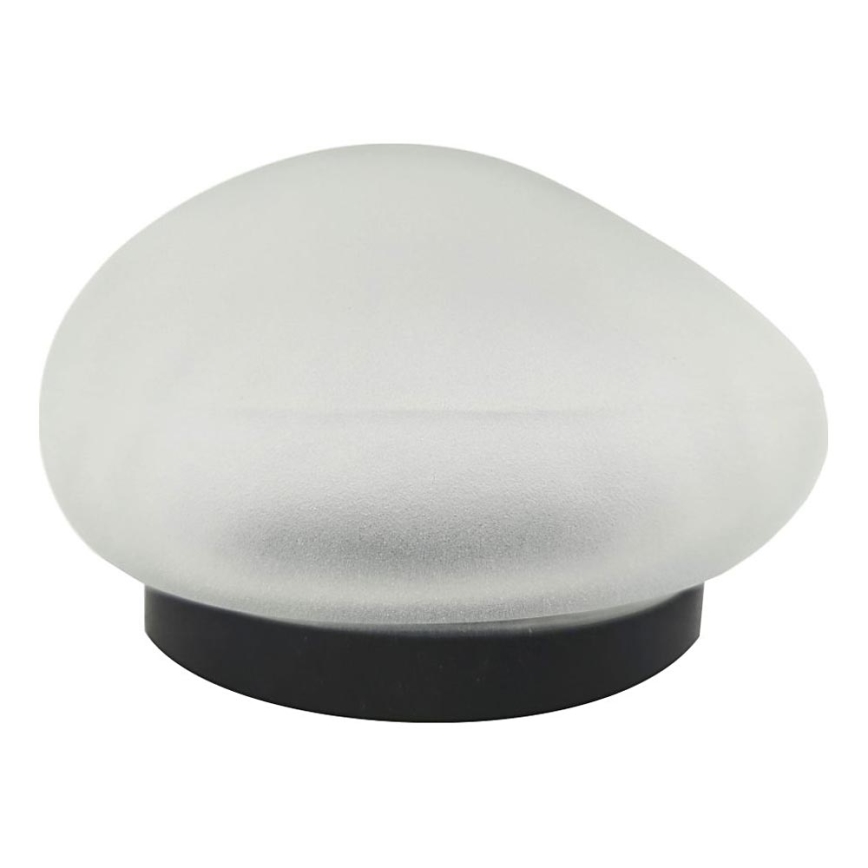 LED solarna lampa 2×LED, 1,2 V, 300 mAh, IP44, crna/bela