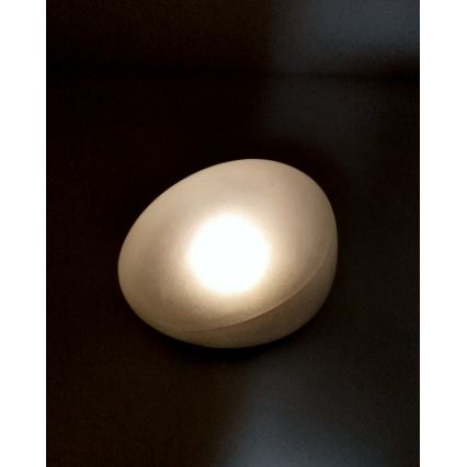 LED solarna lampa 2×LED, 1,2 V, 300 mAh, IP44, crna/bela