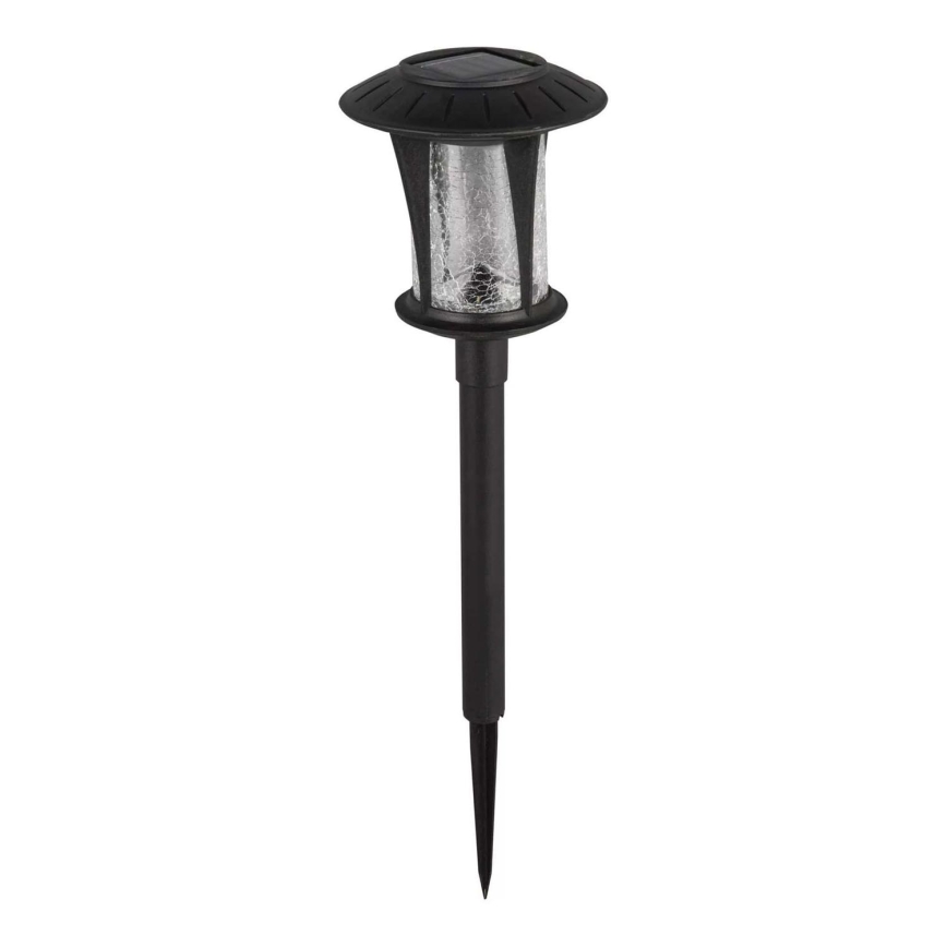 LED Solarna lampa BOLTON LED/1,2V IP44 crno
