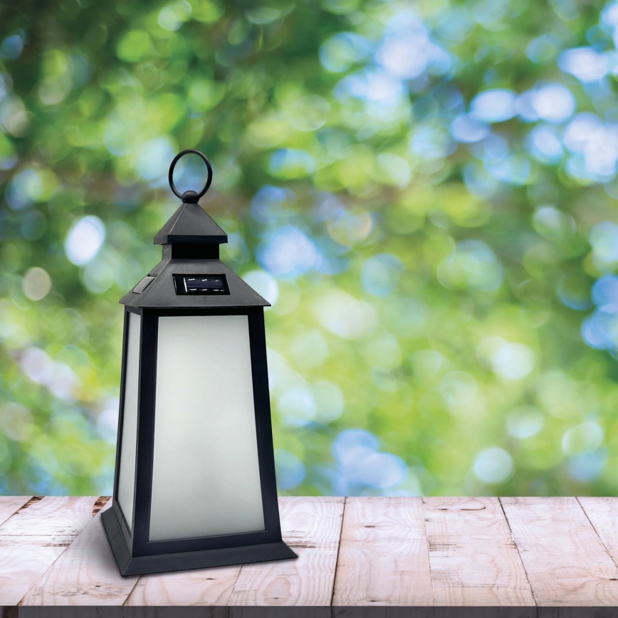 LED Solarna lampa FENIX LED/1,2V 200 mAh IP44 crno