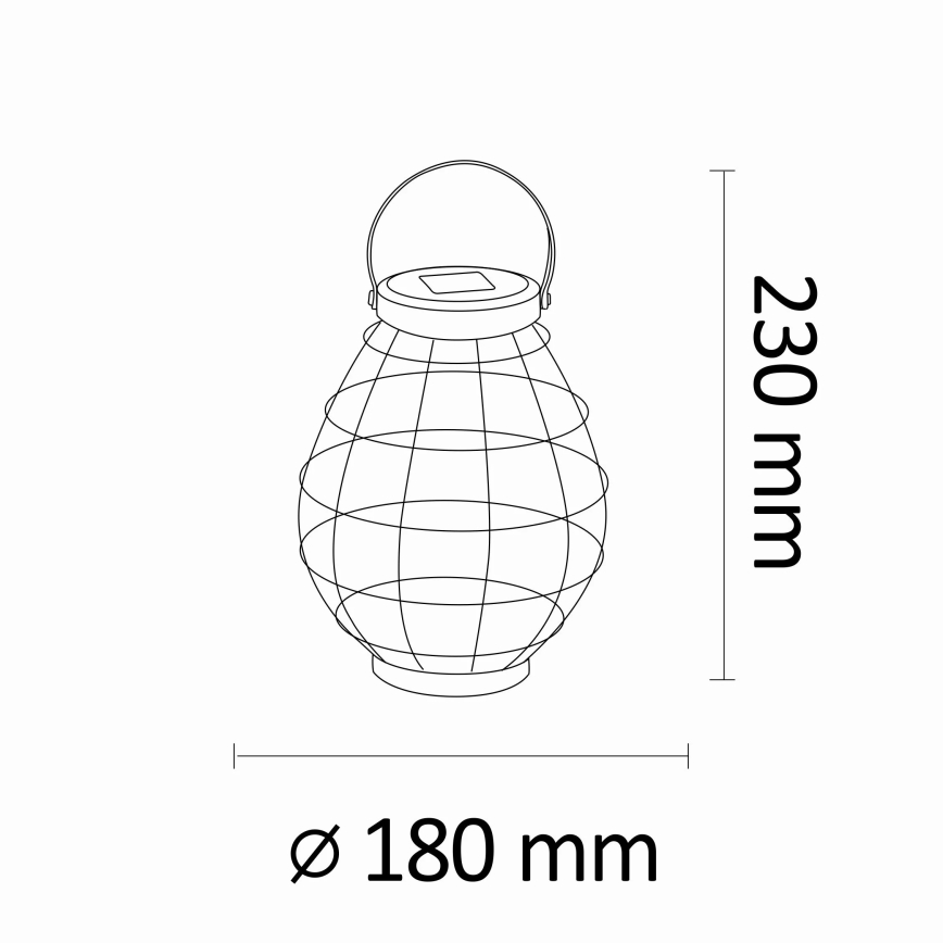 LED Solarna lampa KOGE LED/1,2V IP44