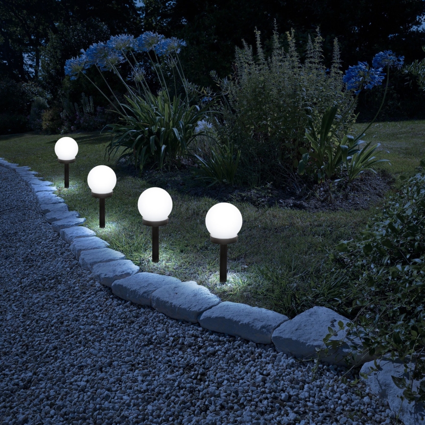 LED Solarna lampa LED/1,2V 40mAh IP44 crna