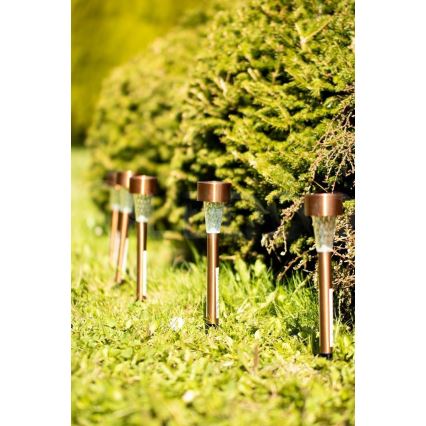 LED Solarna lampa LED/2V 40 mAh IP44 bakrena