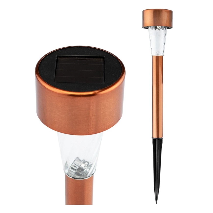 LED Solarna lampa LED/2V 40 mAh IP44 bakrena