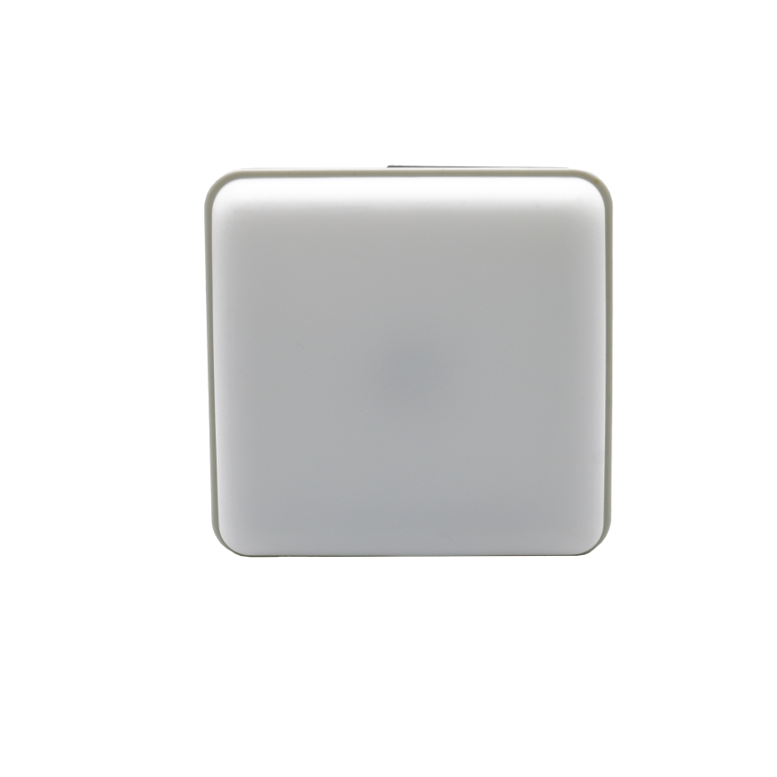LED Prigušiva punjiva solarna lampa sa funkcijom powerbank-a LED/1W/5,5V 8000K IPX4 1200 mAh sivo