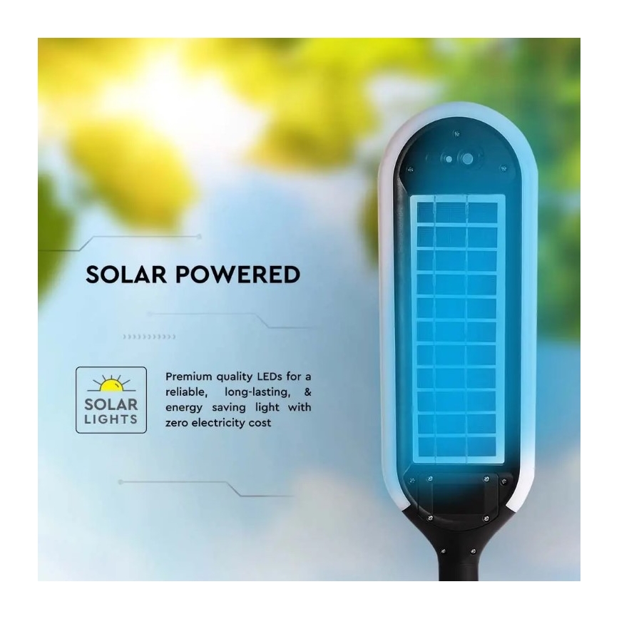 LED solarna lampa sa senzorom BOLLARD LED/5W/5,5V 70 cm 4000K IP65 2000 mAh