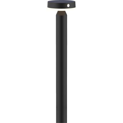 LED Solarna lampa sa senzorom GWINEA LED/4,5W/3,7V 2000 mAh 50 cm IP44 crno