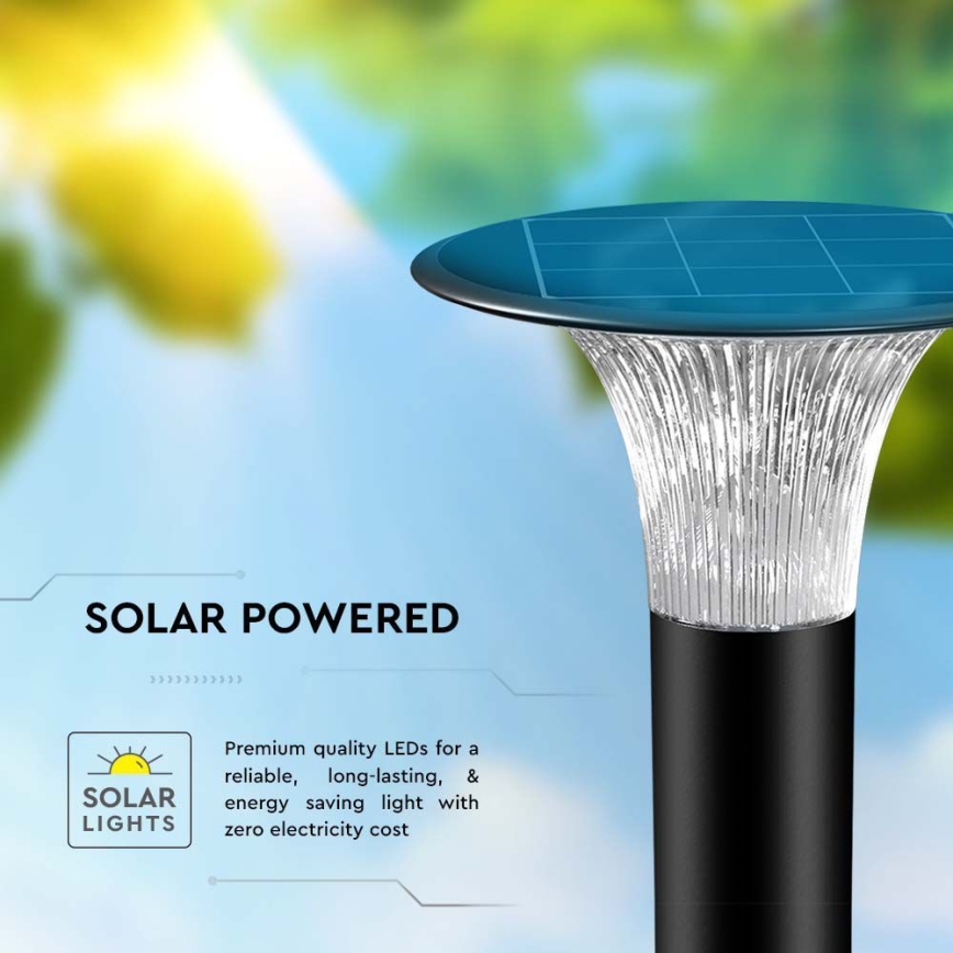 LED Solarna lampa sa senzorom LED/15W/3,2V 4000K/6000K IP65
