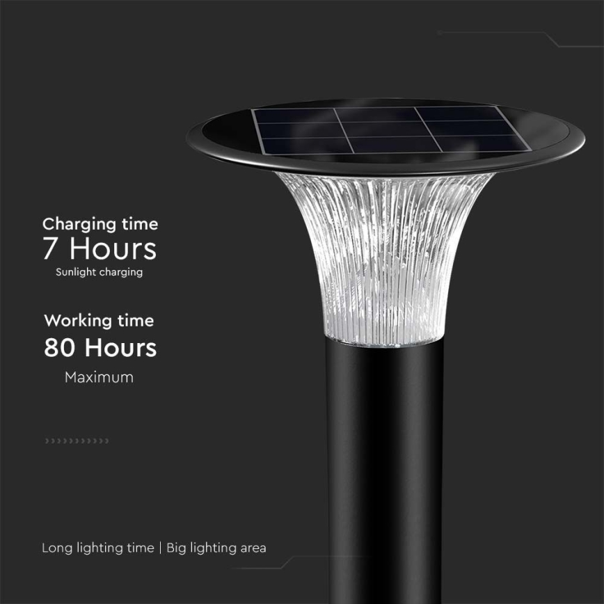 LED Solarna lampa sa senzorom LED/15W/3,2V 4000K/6000K IP65