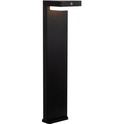 LED Solarna lampa sa senzorom MALI LED/4,5W/3,7V 2000 mAh IP44 crno