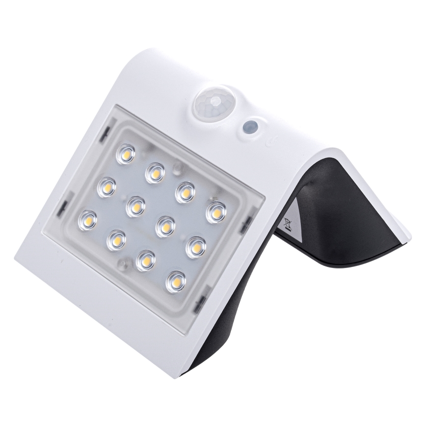 LED Solarna lampa sa senzorom za pokret i dan/noć LED/1,5W/1200 mAh 3,7V IP65