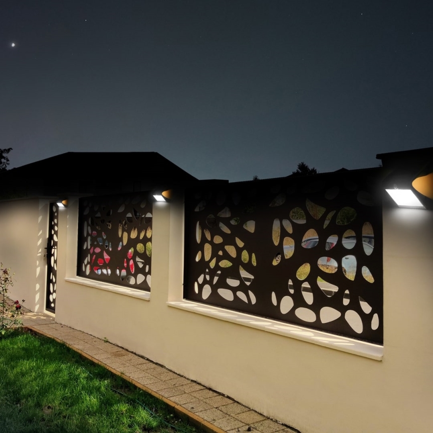 LED Solarna lampa sa senzorom za pokret i dan/noć LED/3,2W/2000 mAh 3,7V IP65