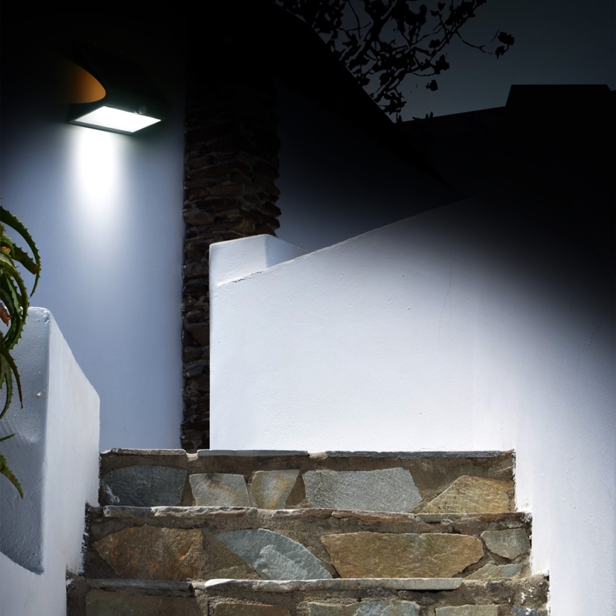 LED Solarna lampa sa senzorom za pokret i dan/noć LED/6,8W/4000 mAh 3,7V IP65