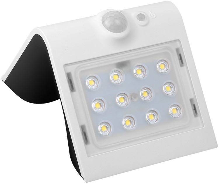 LED Solarna lampa sa senzorom za pokret i dan/noć LED/1,5W/1200 mAh 3,7V IP65
