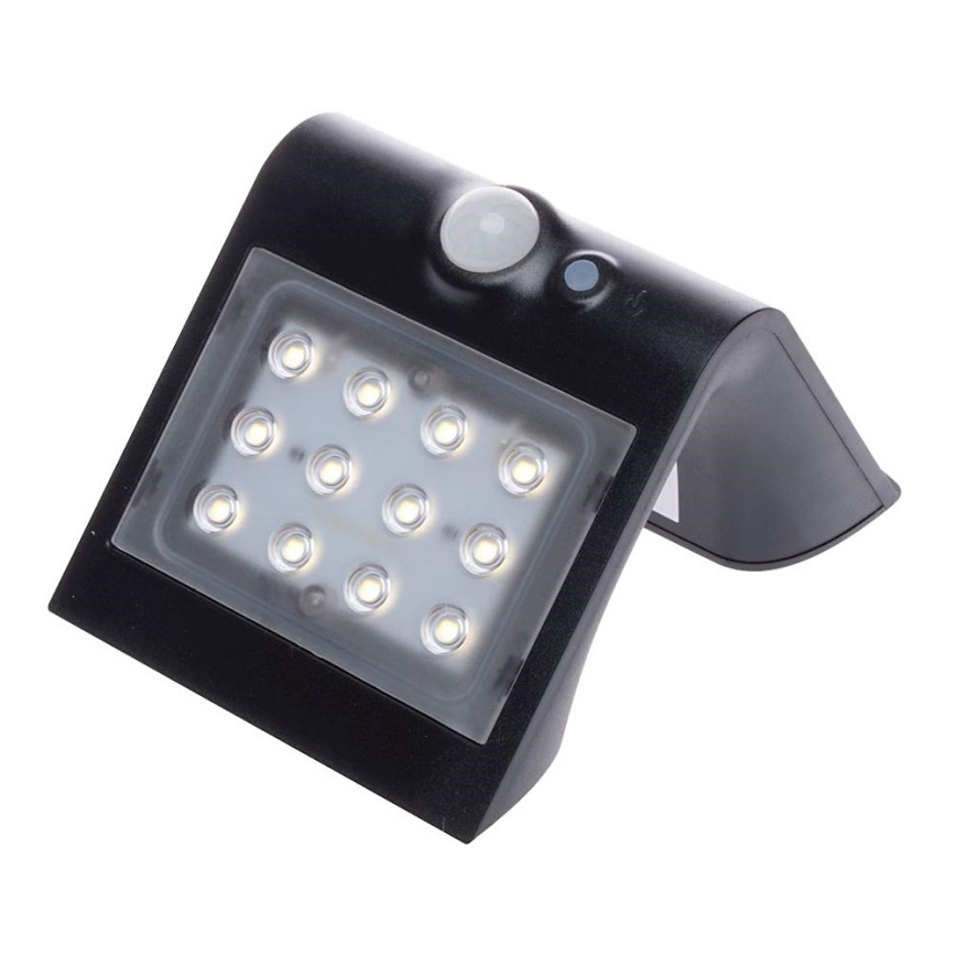 LED Solarna lampa sa senzorom za pokret i dan/noć LED/1,5W/1200 mAh 3,7V IP65
