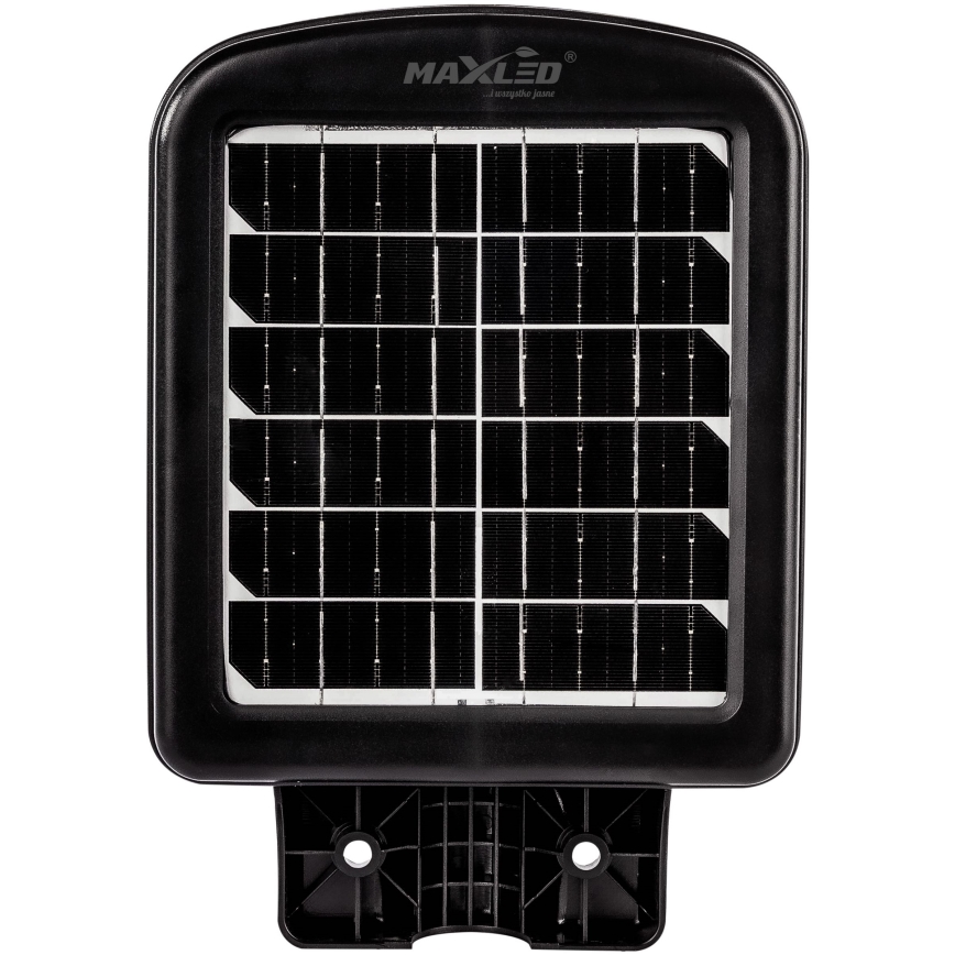 LED prigušiva solarna ulična svetiljka sa senzorom LED/60W/6V 5500 mAh 6500K IP65 crna + daljinski upravljač