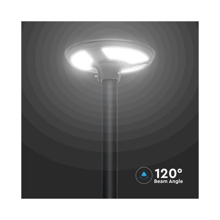 LED Solarna ulična svetiljka sa senzorom LED/10W/3,2V IP65 4000K + Daljinski upravljač