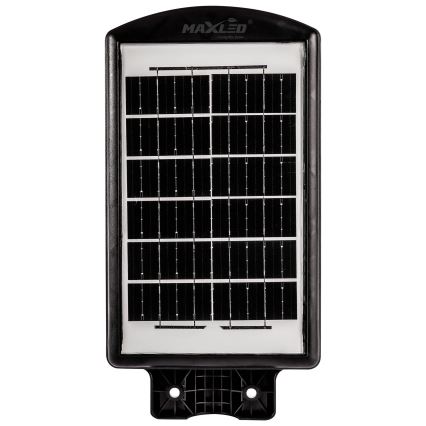 LED Prigušiva solarna ulična lampa sa senzorom LED/120W/6V 6500K IP65 crno + Daljinski upravljač