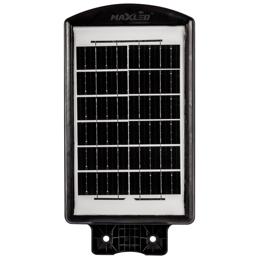 LED Prigušiva solarna ulična lampa sa senzorom LED/120W/6V 6500K IP65 crno + Daljinski upravljač