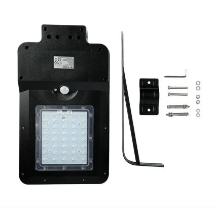 LED Solarna ulična svetiljka sa senzorom LED/15W/7,4V 4000K IP65 10800 mAh