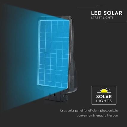 LED Solarna ulična svetiljka sa senzorom LED/15W/7,4V 4000K IP65 10800 mAh