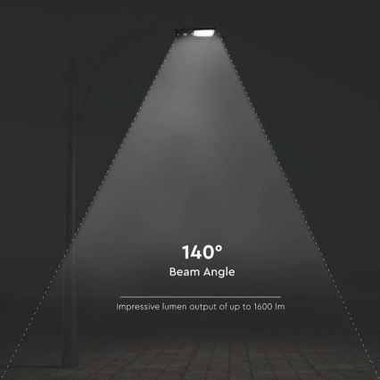 LED Solarna ulična svetiljka sa senzorom LED/15W/7,4V 4000K IP65 10800 mAh