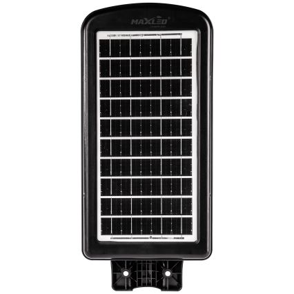 LED Prigušiva solarna ulična lampa sa senzorom LED/180W/6V 6500K IP65 crno + Daljinski upravljač