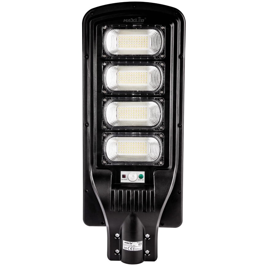 LED Prigušiva solarna ulična lampa sa senzorom LED/240W/6V 6500K IP65 crno + Daljinski upravljač