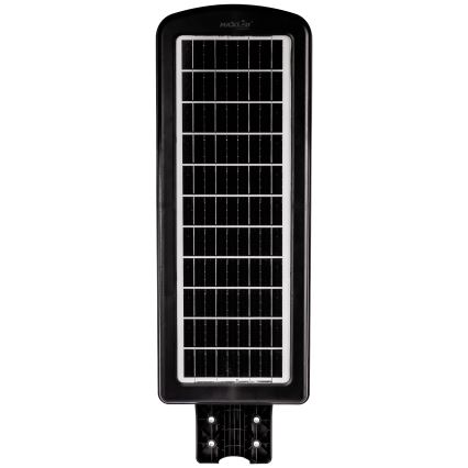 LED Prigušiva solarna ulična lampa sa senzorom LED/300W/6V 6500K IP65 crno + Daljinski upravljač